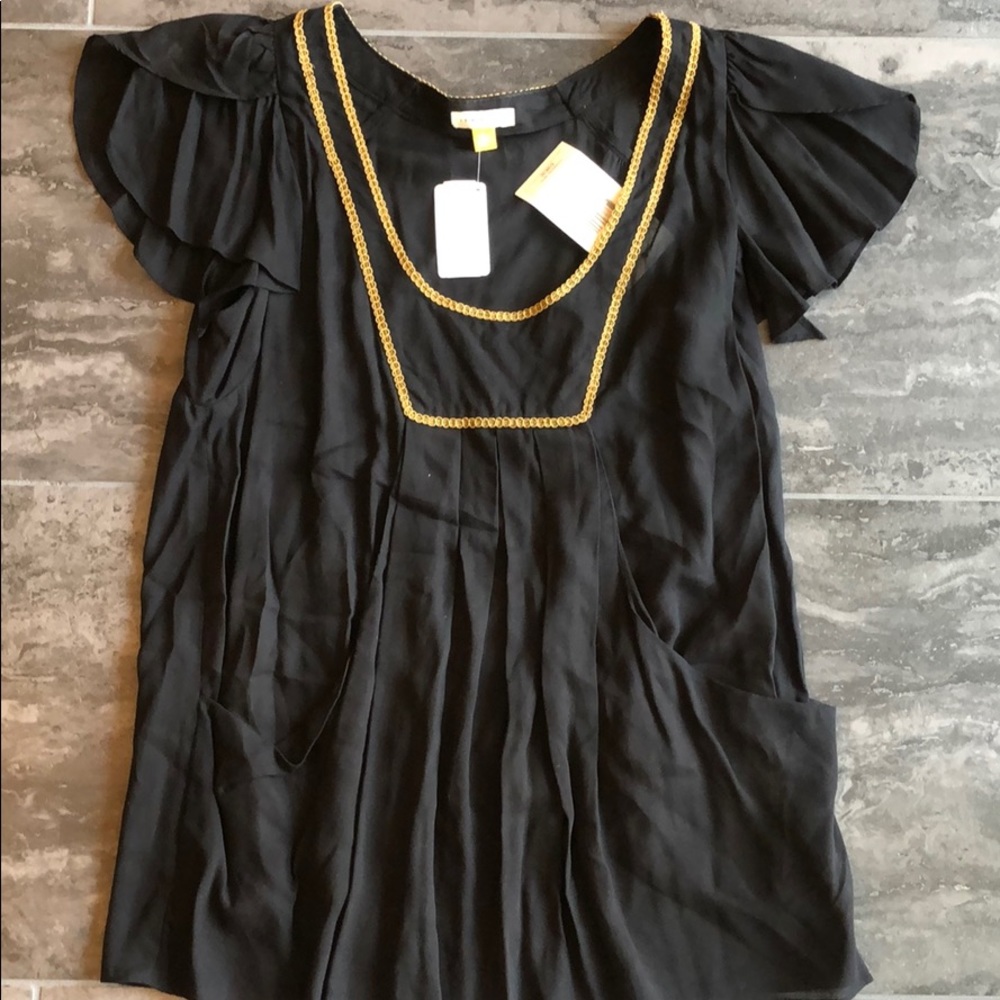 Leifsdottir Black and Gold Shirt